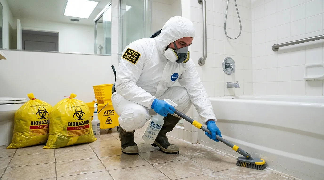 Decontamination equipment deployed for Blood Cleanup in East Boston